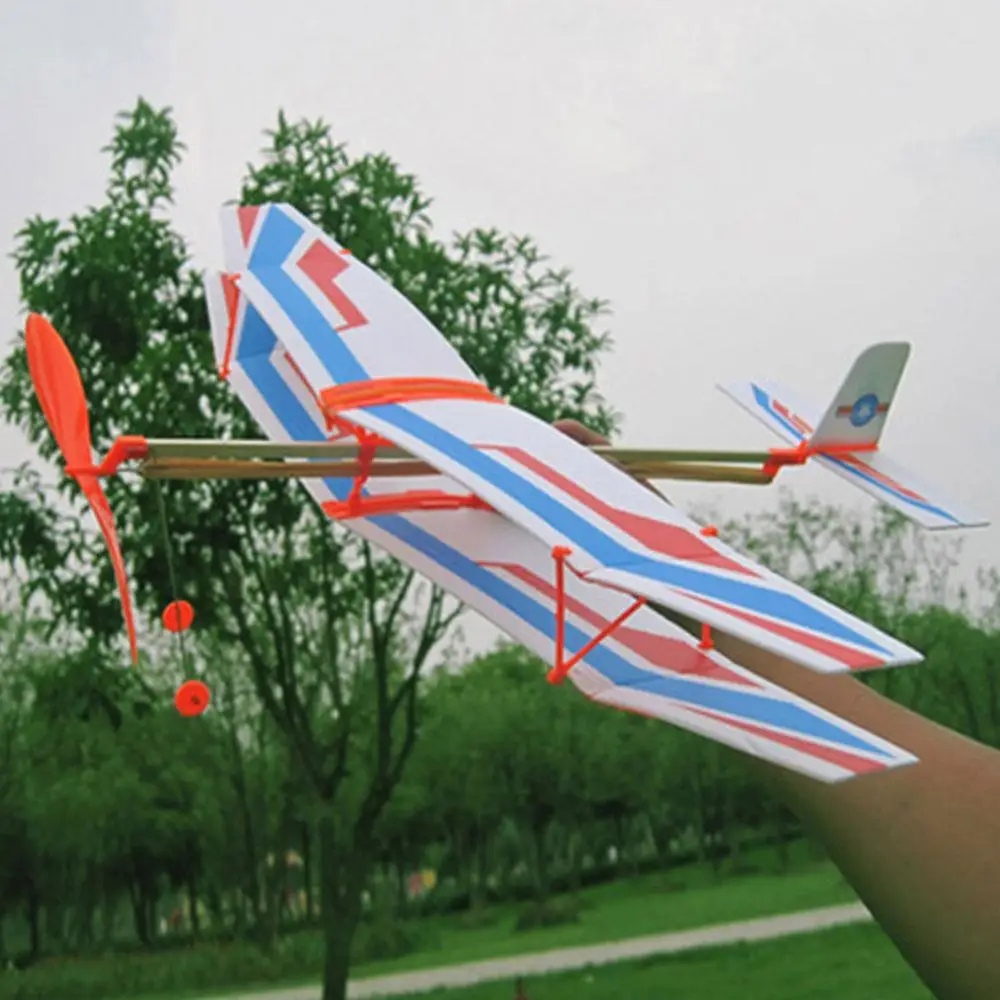 DIY Hand Throw Flying Glider Planes Elastic Rubber Band Powered Flying Airplane Plane Glider Assembly Model Toys For Children DIY Hand Throw Flying Glider Planes Elastic Rubber Band Powered Flying Airplane Plane Glider Assembly Model Toys For Children