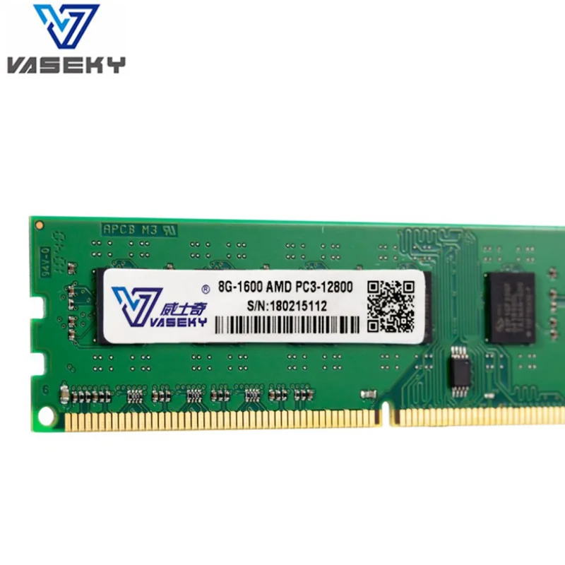Vaseky Ram DDR3 8 Гб 1600 МГц настольный компьютер ОЗУ память 240pin 1,5 в 2 ГБ/4 ГБ/8 ГБ DIMM
