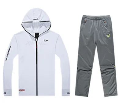 

2017 New Arrival Fishing Clothing Sets Men Breathable UPF 50+ UV Protection Outdoor Sportswear Suit Summer Fishing Shirt Pants