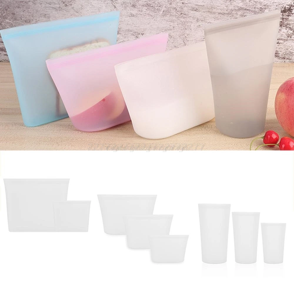 

Reusable Washable Silicon Food Storage Bags Cups Dishes Fresh Retain Protection Jy02 19 Dropship