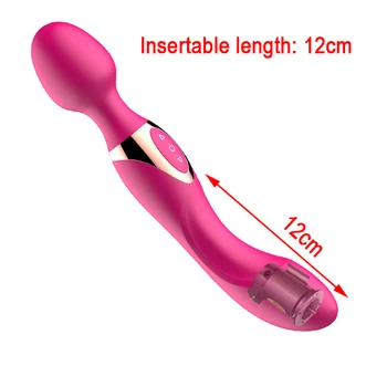 New AV magic wand G Spot massager, USB charge Big stick vibrators for women female sexy clit vibrator adult sex toys for woman 4