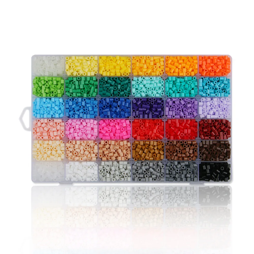 Бисер artkal 36 цветов 11160 perler бисер набор в ящике для хранения S-5mm игрушки для детей CS36