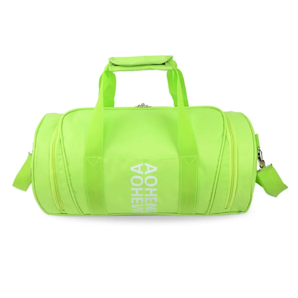 

2018 Hot Fashion Gym Bag Traveling Luggage Handbags Cylinder Package Bag Women Men For Fitness Training Yoga Tote Handbag