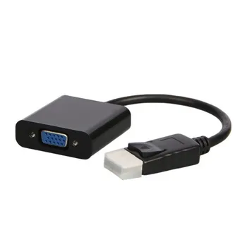 

Quevinal Thunderbolt Display Port DisplayPort DP to VGA Female Converter Cable Adapter for PC Laptop