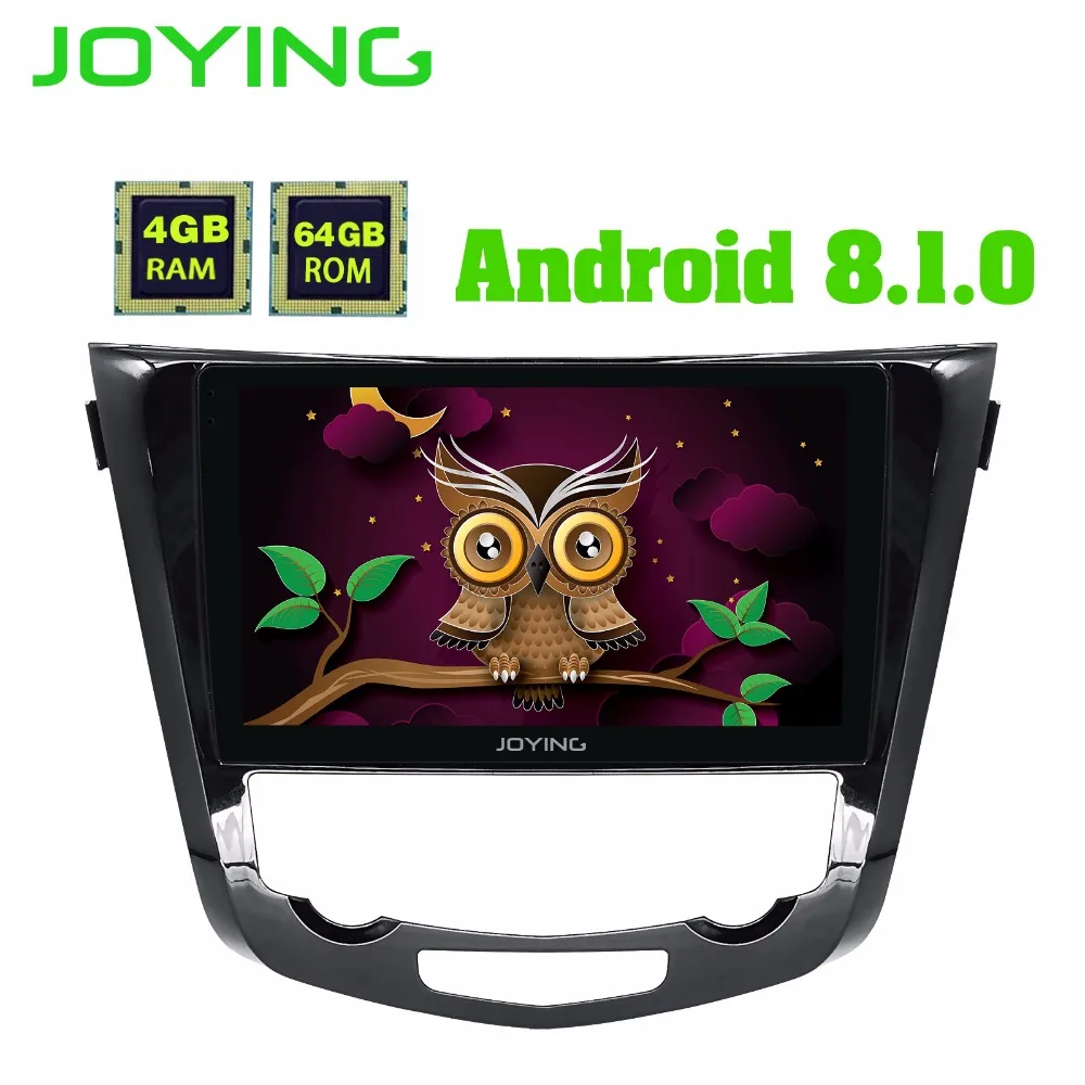 

JOYING 4GB RAM Android 8.1 2 din Car Radio Navigation GPS Tape Recorder for Nissan X-Trail 2014+ head unit with DSP BT Carplay