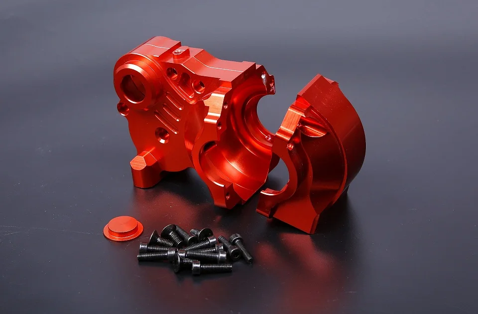 

1/5 scale rc baja parts Rovan parts New Product CNC alloy three-section gear case set 85241