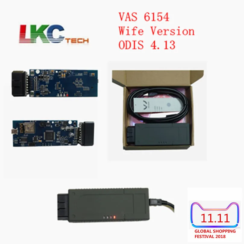 

Newest WIFI VAS 6154 ODIS 4.13 OBD Diagnostic Tool VAS6154 for V-W for A-udi for S-koda Diagnostic Scanner Free Shipping