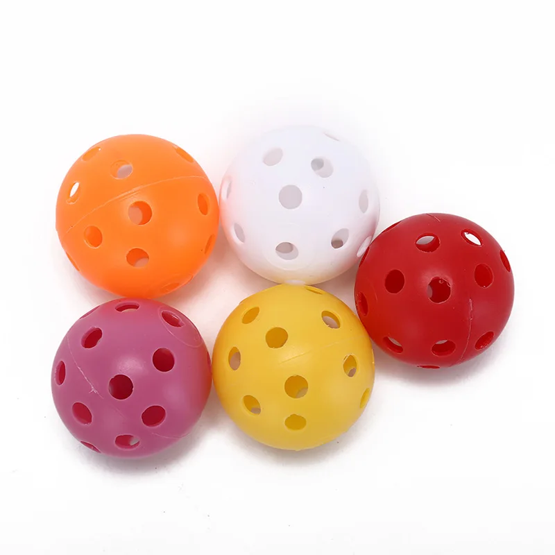 Новые высококачественные 50 шт. Пластик Hollow Гольф Практика Учебные спортивные мячи для гольфа аксессуары