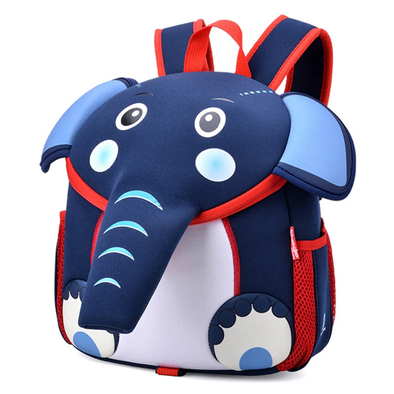 Школьные рюкзаки с объемным рисунком слона для детей школьная сумка мальчиков и