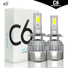 Fuxuan Car Lights Bulbs LED H4 H7 9003 HB2 H11 LED H1 H3 H8 H9 880 9005 9006 H13 9004 9007 Auto Headlights 12V Led Light
