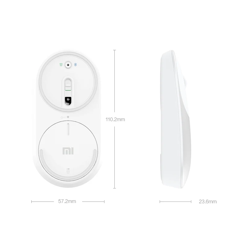 Оригинальная портативная беспроводная мышь Xiaomi оптическая с Bluetooth 4 0 RF 2 GHz
