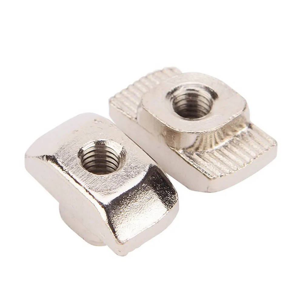

100 PCS Nickel-plated carbon steel Post Assembly M4 T Nut for 3030 Aluminum Profile Drop Shopping