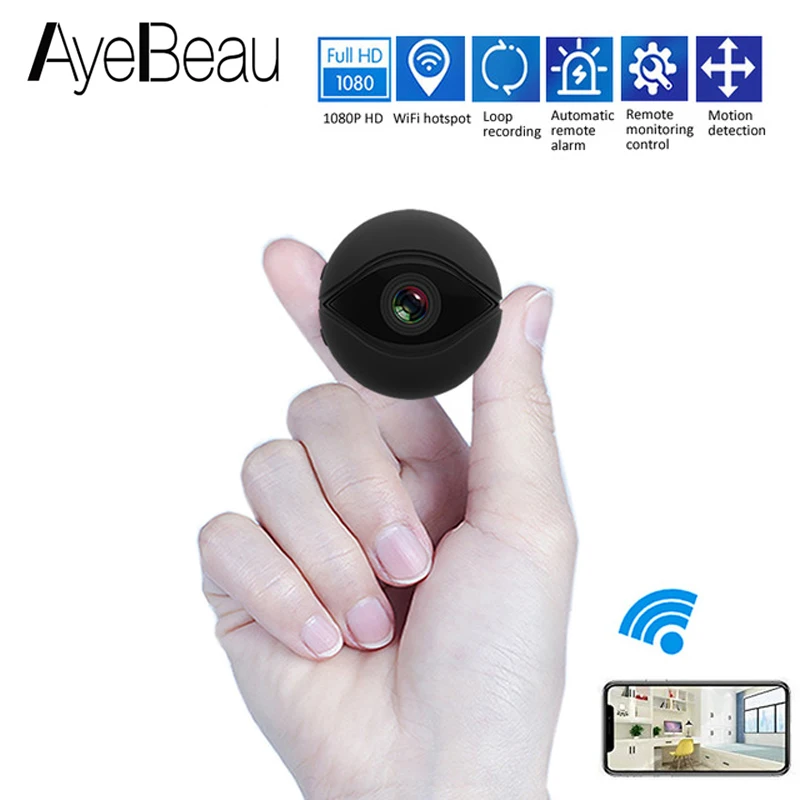 

Micro Video Small Wi-Fi Secret IP Mini Camera Cam Wifi Night Vision With Motion Sensor Camcorder HD 1080p Miniature Tiny DVR DV