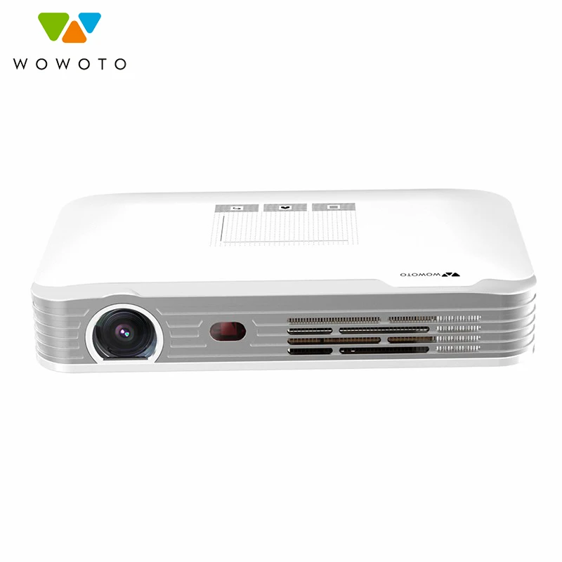 Проектор WOWOTO с разрешением 1080P Wi Fi Bluetooth 600Ansi светодиодный портативный HD проектор
