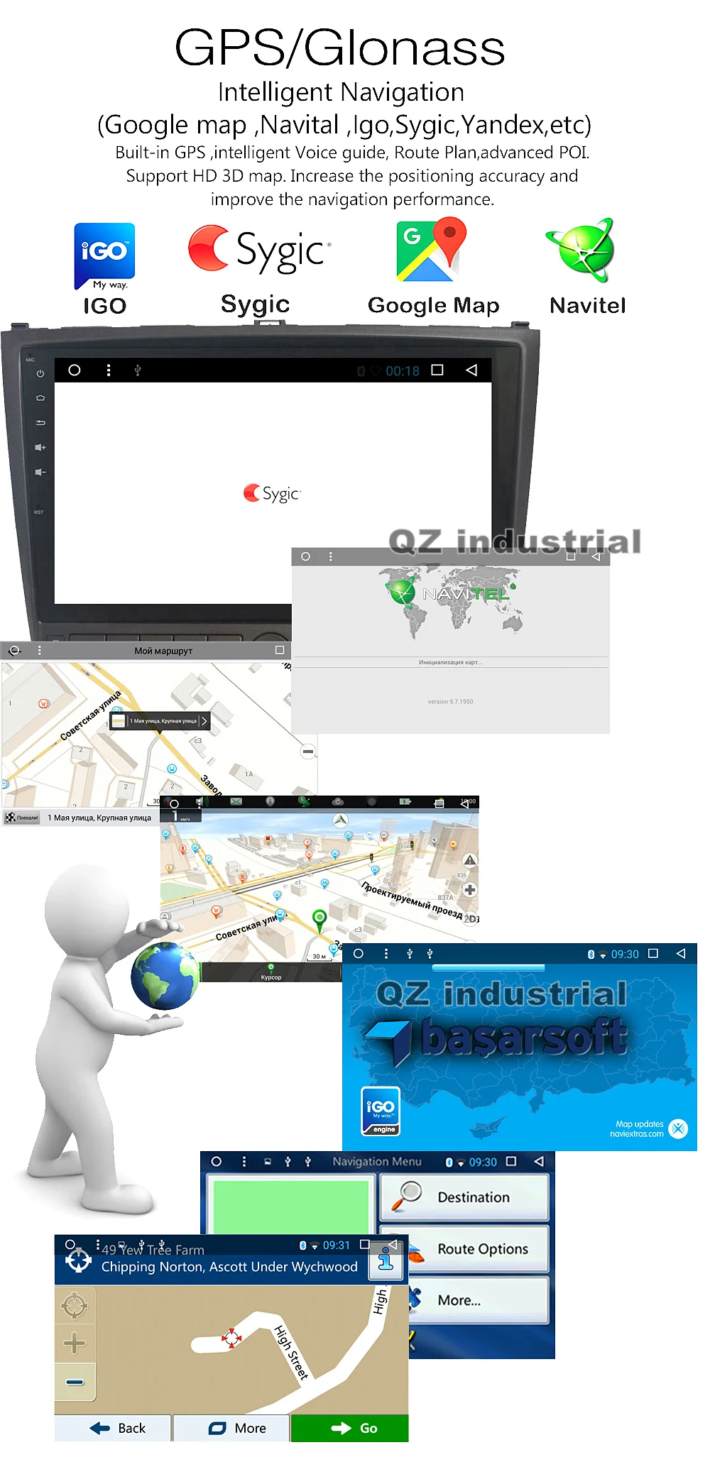 Cheap QZ industrial HD 10.2" Android 8.1 T3 Car DVD Player for Lexus IS200 IS220 IS250 IS300 2006-2012 With 3G 4G WIFI GPS Navi Radio 13