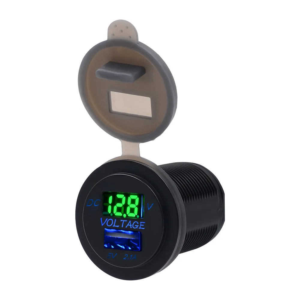 

2.1A LED Dual USB Car Charger Universal 2 Port Fast Charging Charger Adapter Cigarette Socket Lighter For Phone #WL1