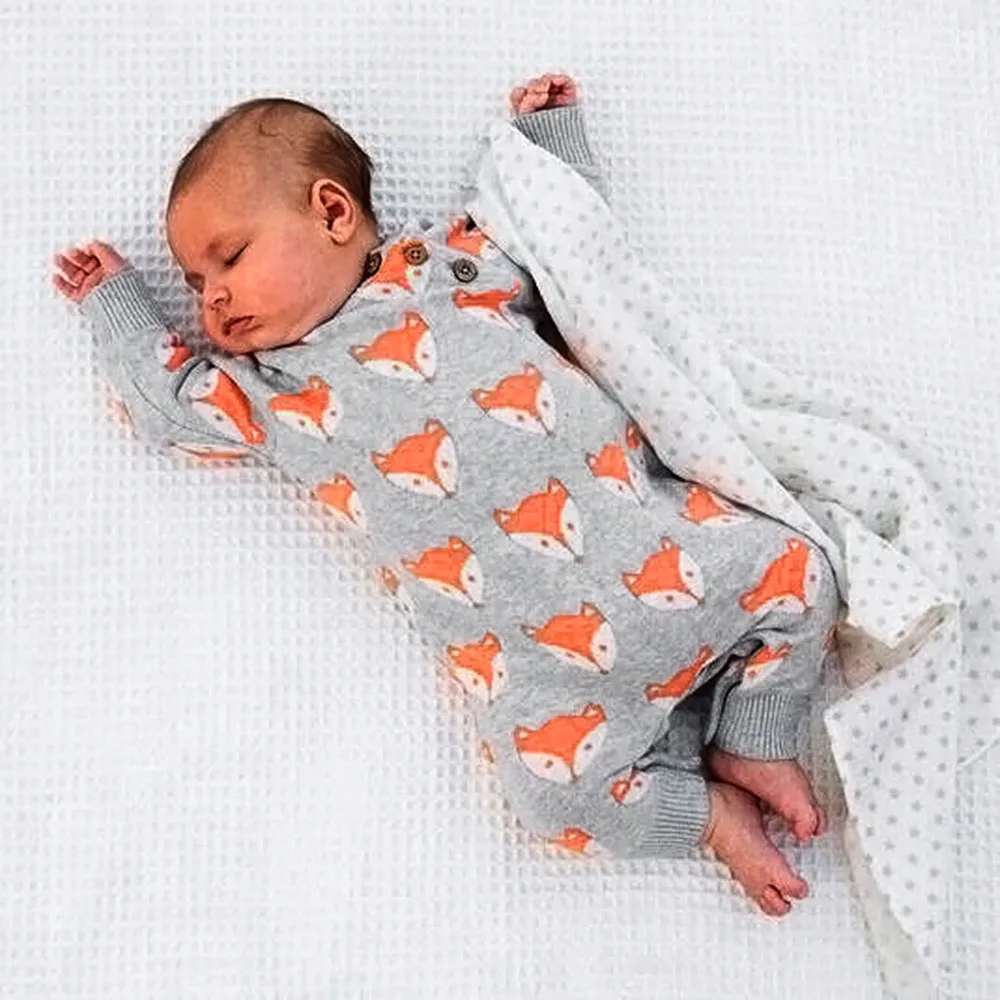 

Romper Cute Newborn Infant Baby Girl Boy Fashion Lovely Fox Print Warm Comfortable Romper Casual Jumpsuit Clothes mameluco bebe