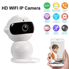 Woshijia 2016 New 720P HD Wireless IP Camera P2P Night Vision Mini Robot Baby Monitor WiFi Camera Indoor Home Security Camera