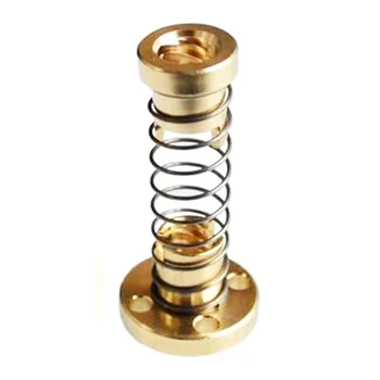 

1pcs T8 Anti Backlash Spring Loaded M8 Nut Elimination Gap Nut for 8mm Acme Threaded Rod Lead M8 Screws DIY CNC 3D Printer Parts