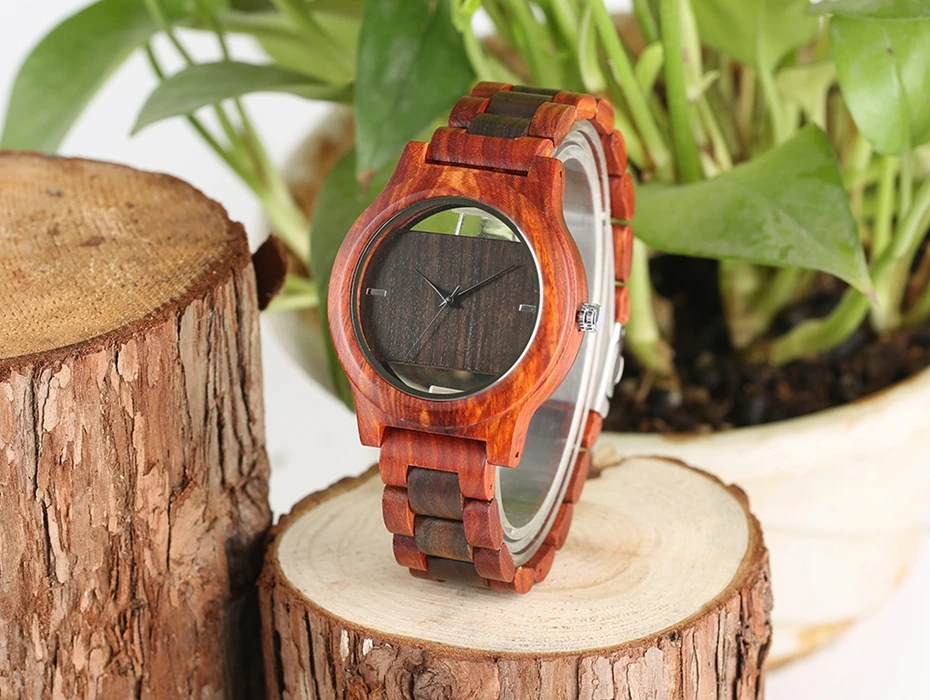 Top Luxury Full Bamboo Wood Quartz Watch Mens Hollow Analog Handmade Bracelet Sports Wristwatch Male Simple reloj de hombre 2017 2018 Gifts (13)