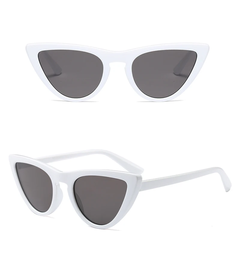 red small sunglasses women cat eye 9158 details (8)
