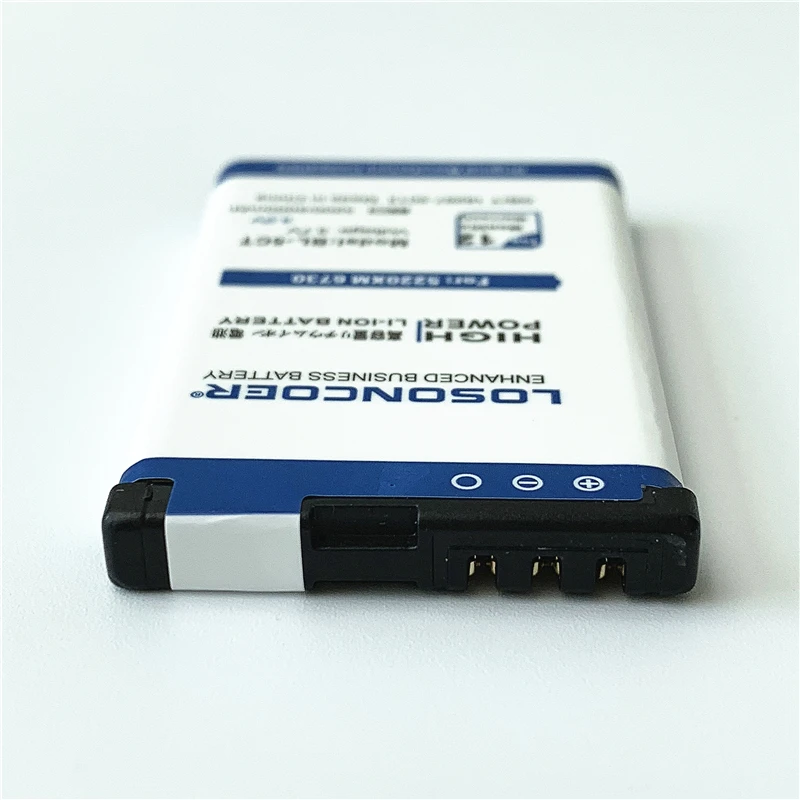 Аккумулятор LOSONCOER для Nokia 3400 100% оригинальный аккумулятор 5220 ма/ч 6730 6330 C5 6303i с