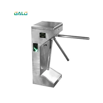 

Comercial business district building tripod turnstile access