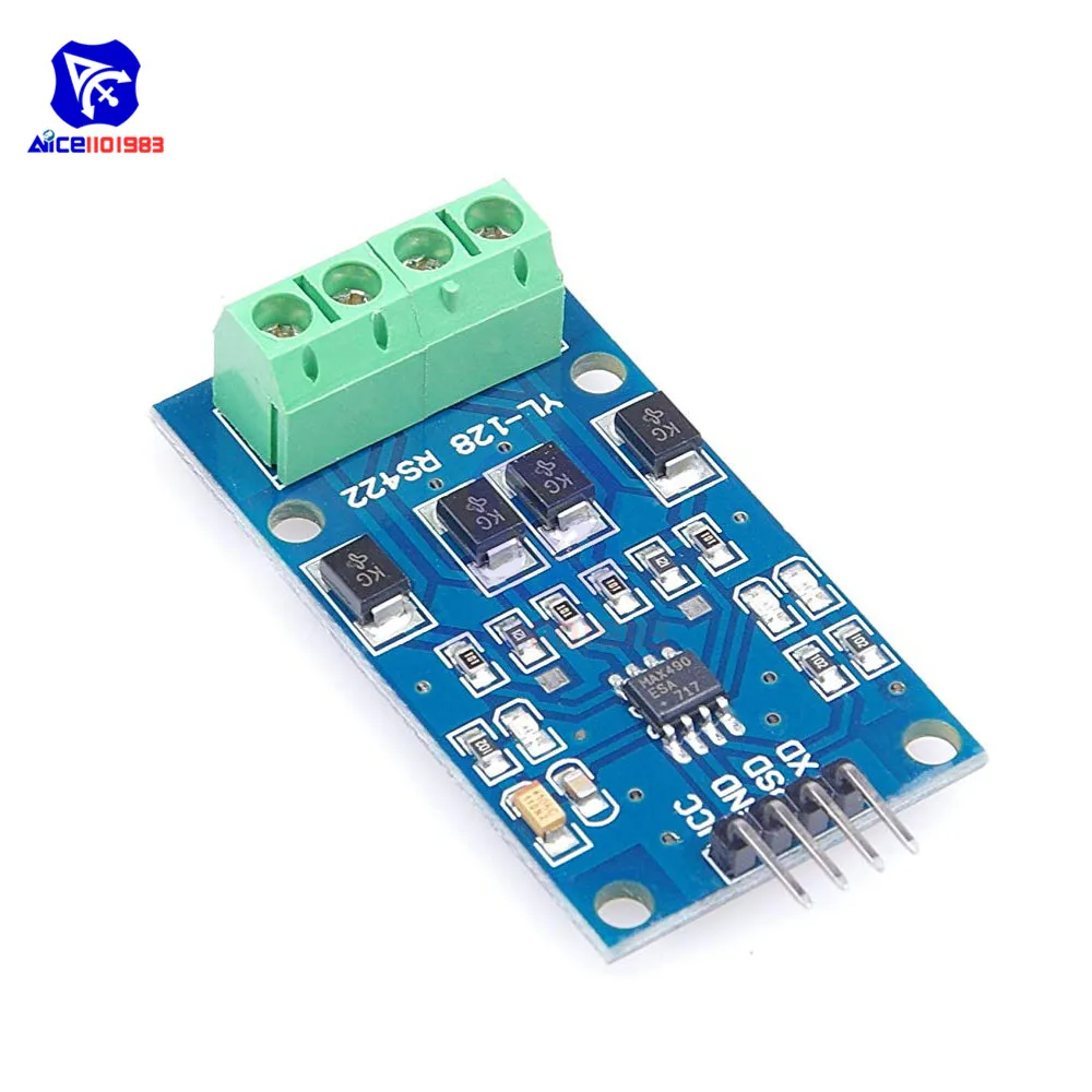 

RS422 Mutual Transfer TTL Bi-directional Signal Module Full-Duplex 422 to Single-Chip MAX490 to TTL Module