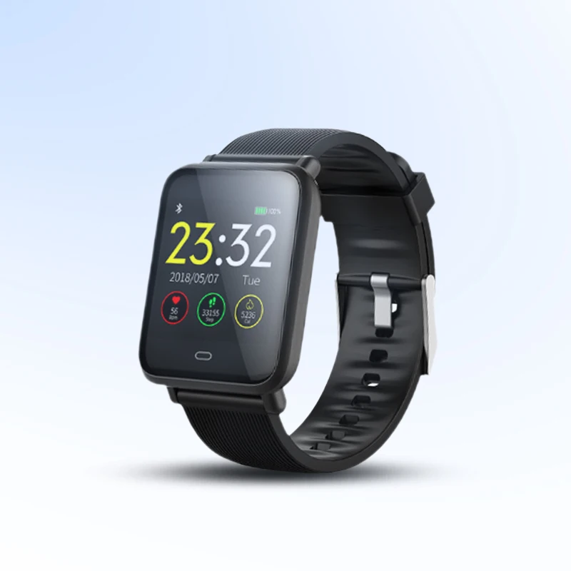 Q9 Blood Pressure Heart Rate Monitor Smart Watch relogio inteligente IP67 Waterproof Fitness Trakcer Men Women Smartwatch | Электроника