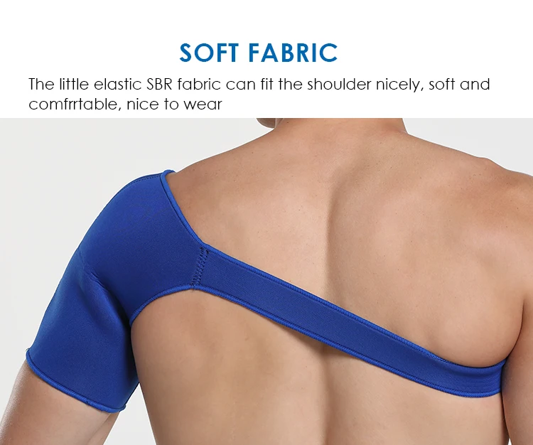 1 шт. синий дышащий неопреновый плечевой протектор для облегчения боли в суставах поддержка плеч для тяжелой атлетики фитнес для мужчин и женщин