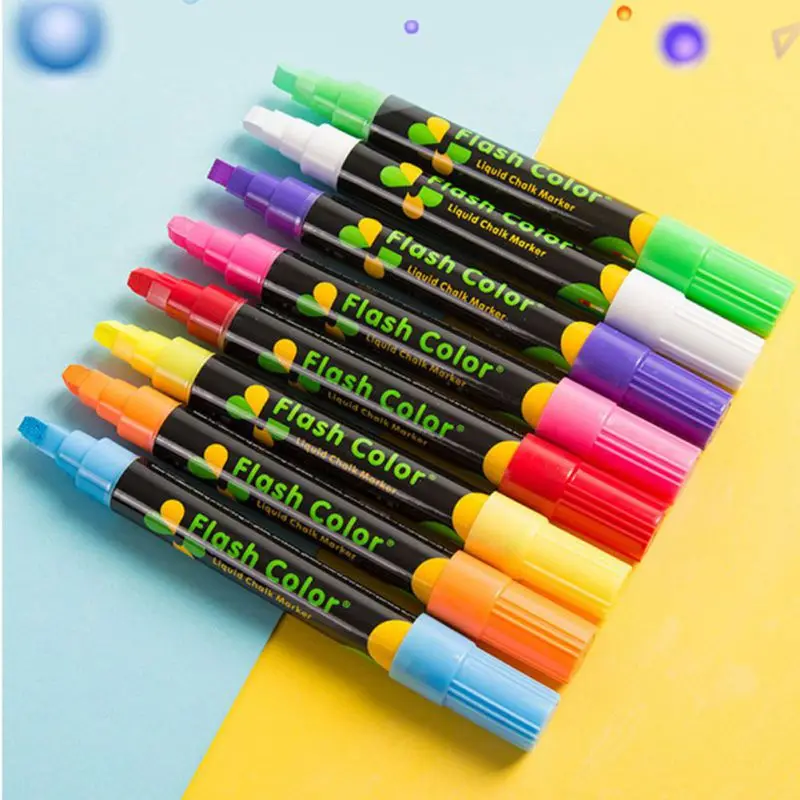 1 шт., милый маркер для конфет, флуоресцентный жидкий маркер для мела, неоновая ручка, Светодиодный Маркер для рисования в школу