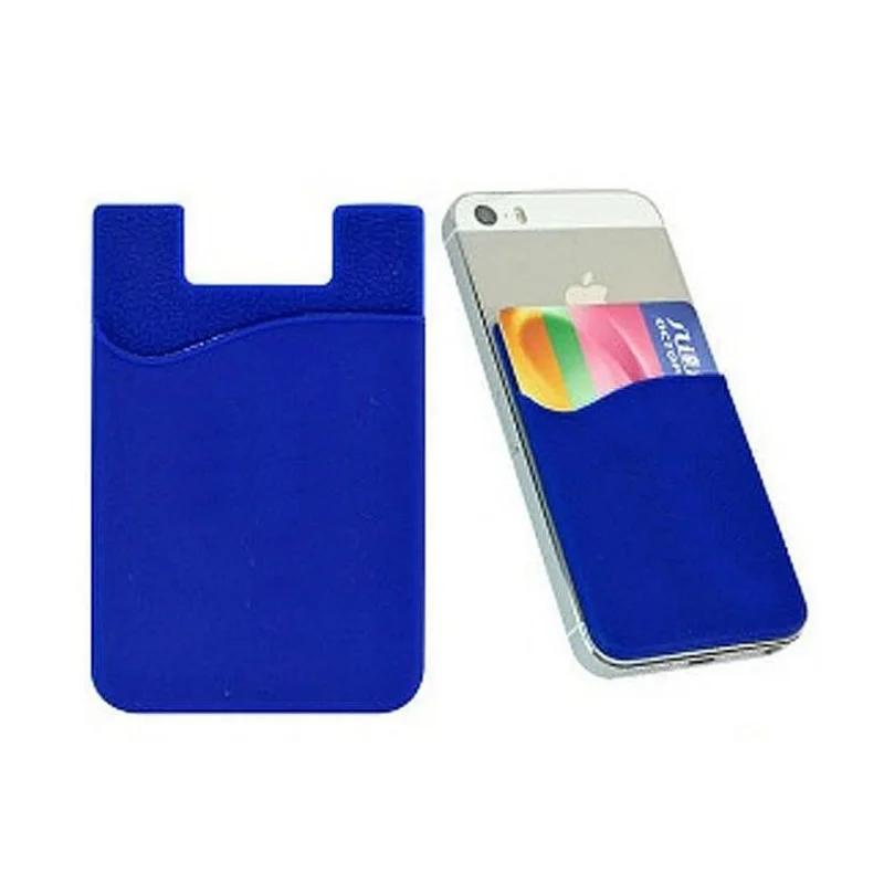2pcs Silicone Cell Phone Wallet Case Credit ID Card Holder Pocket Stick