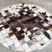 Модный художественный ковер натуральный ковер из яловой кожи экстрактор