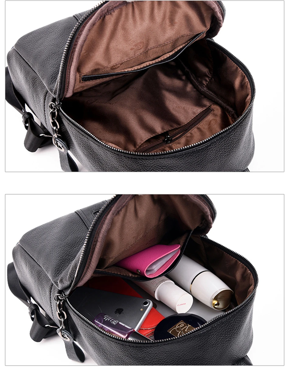 Женские кожаные рюкзаки высокого качества, женский рюкзак, винтажный рюкзак, женские школьные сумки для девочек-подростков