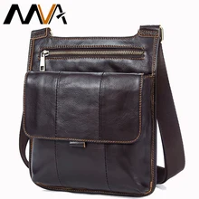 MVA сумка-мессенджер, мужская сумка на ремне через плечо, Мужская натуральная кожа, для бизнеса, путешествий, через плечо, маленькая сумка с клапаном, сумки 8880