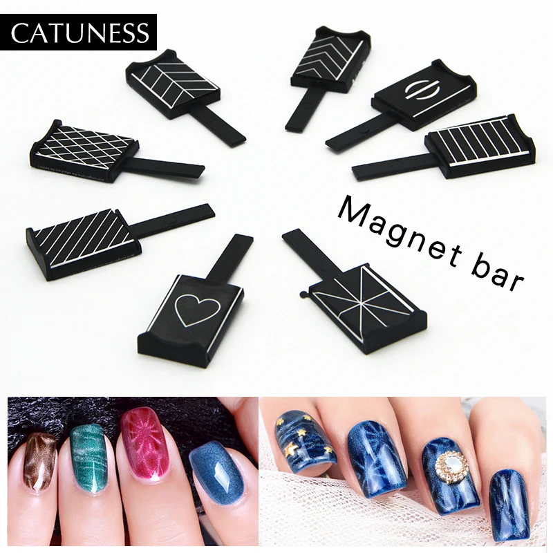 

CATUNESS 6.9 G Magical Beauty Nail Polish Chameleon 3D Magnet Stick Semi Permanent Cat Eye Effect Need Wedding Rod Nail Gel