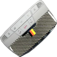 Для Mercedes C Class C180 C200 W205 GLC автомобильные аксессуары из углеродного волокна для салона автомобиля световая панель для чтения крышка машина для обрезания наклеек 3D