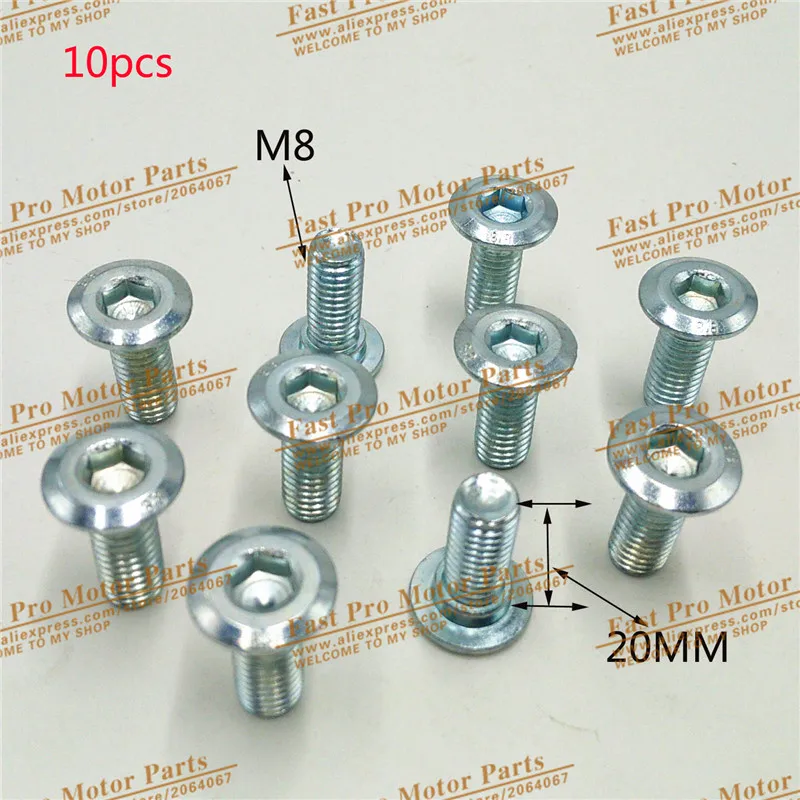 

Motocross accessories huayang small high velocity 160 HK small off-road racing disc brake disc screw bolt brake disc screw