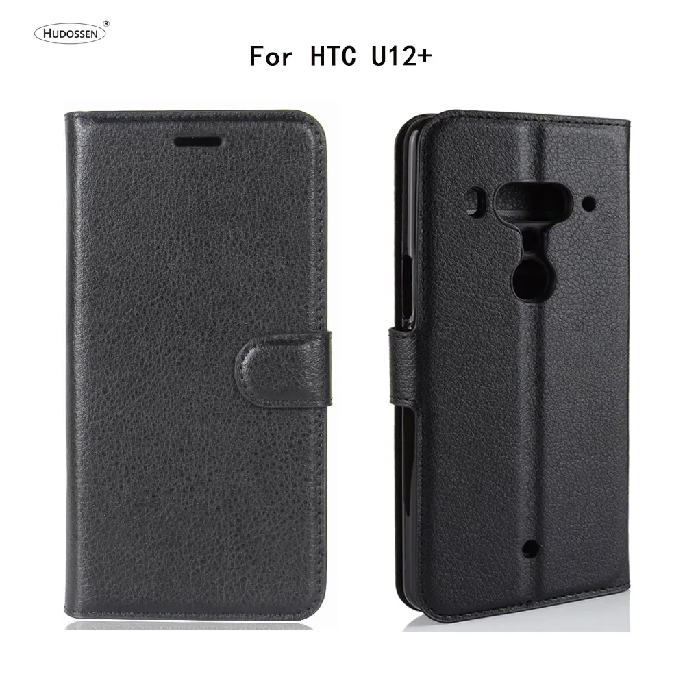

HUDOSSEN For HTC U12+ U12 Plus Case Luxury PU Leather Back Cover Coque For HTC U 12 Plus Case Flip Protective Phone Bag Skin