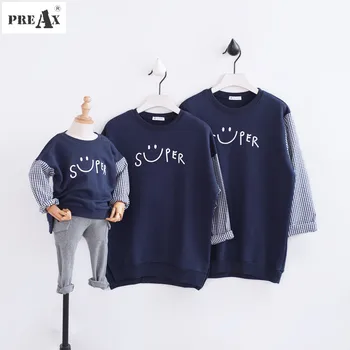 

Family Matching Outfits Mother and Daughter T Shirt Sweater Pullovers for Girl Nursery School Uniform Kids Top Tee Baby Clothes