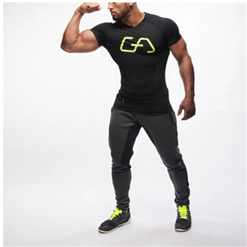 

2016 High Quality Men T-shirt T Shirt Bodybuilding Tshirts Brand Clothing 2017