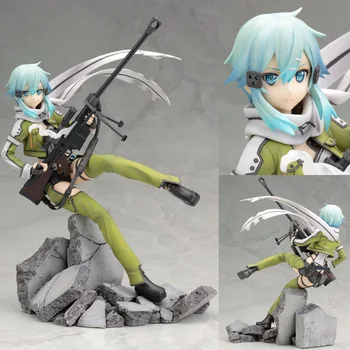 

Anime Figure Brinquedos Kotobukiya Sword Art Online Figure Juguetes GGO Sinon Asada 8" PVC Action Figure Model Doll Toys
