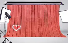 Red Color Wood Photography Background Backdrop Props Wall 150x220cm Studio Theme