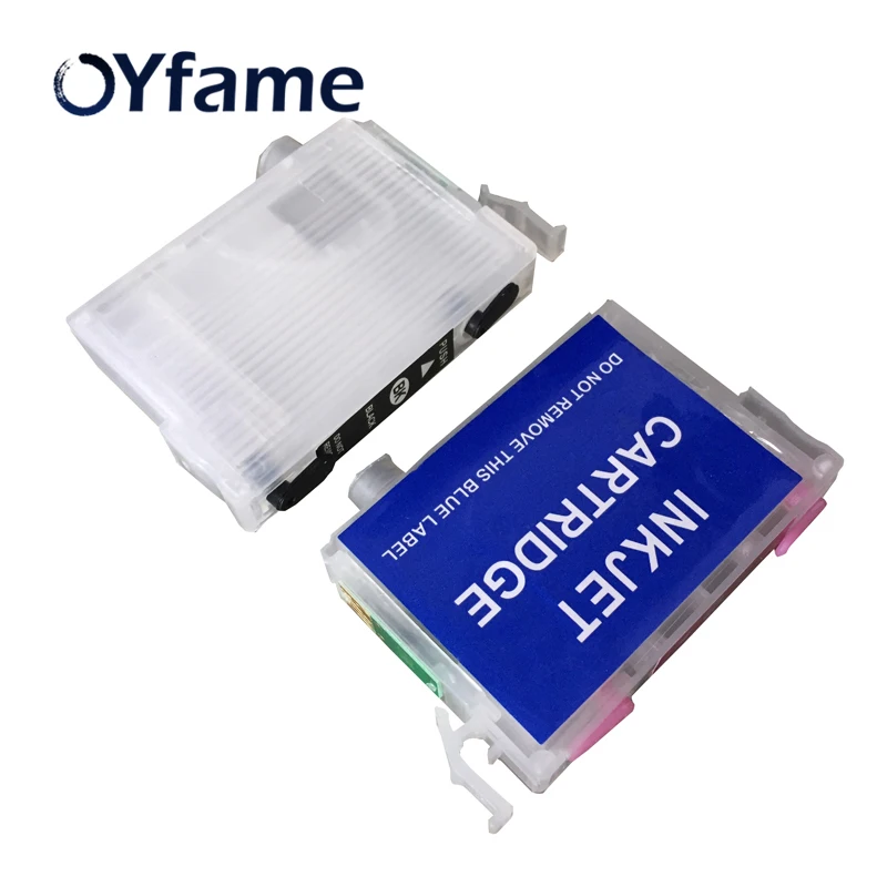 Картридж OYfame T0821 многоразовый с чипами ARC для принтеров Epson Stylus R270 R390 RX590 TX700W T50 TX720