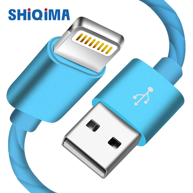 SHiQiMA USB кабель для apple iPhone XS Max Быстрая зарядка кабели для apple iiPhone 7 Plus 6 6s X 8 5 5C 5S SE iPad