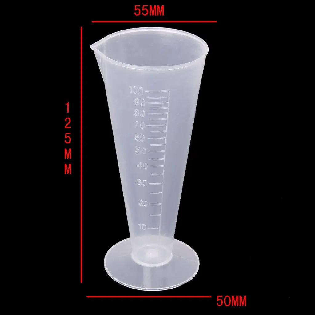 affordable-5pcs-pack-100ml-laboratory-kitchen-plastic-measuring-cup
