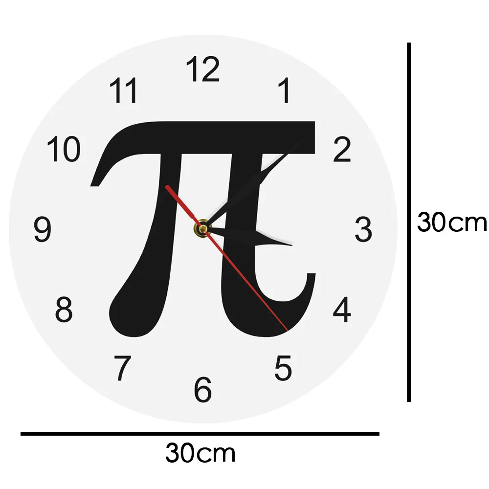 Креативные Pi математические числа Настенные часы число Пи гик ботаник математические шикарные настенные часы для любителей математики