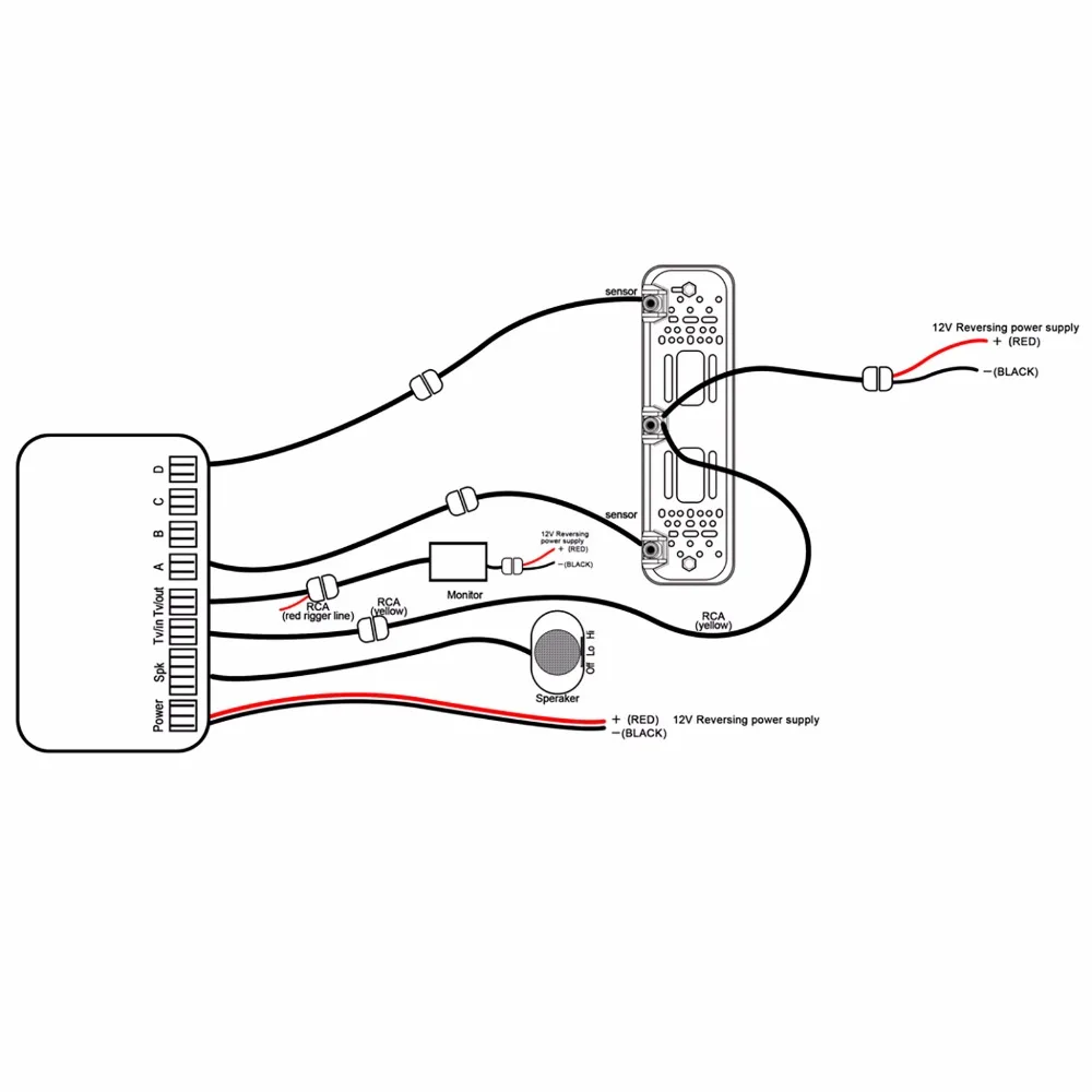 Buyee автомобильная парковочная система 3 датчика s + камера заднего вида ЕС