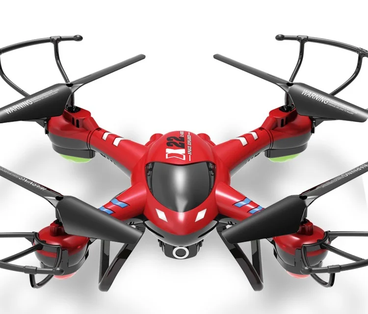 

NEW Arrival SY-X22 RC Drone 2.4GHz 6 Axis Gyro RC quadcopter with 3.0MP Camera remote control Aircraft Children gift RED COLOR