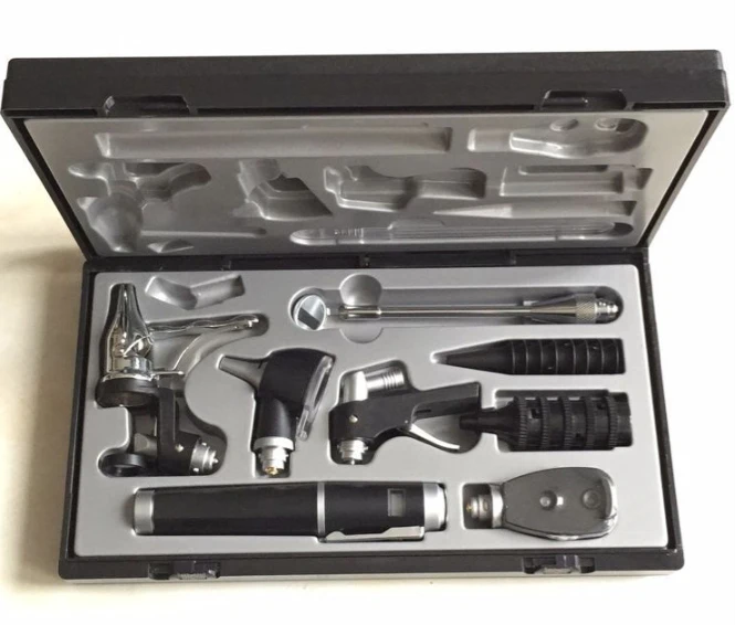 

Latest research and development Upgrade Medical Diagnositc ENT Kit Direct Ear Care Otoscope and Ophthalmoscope Diagnosis Set
